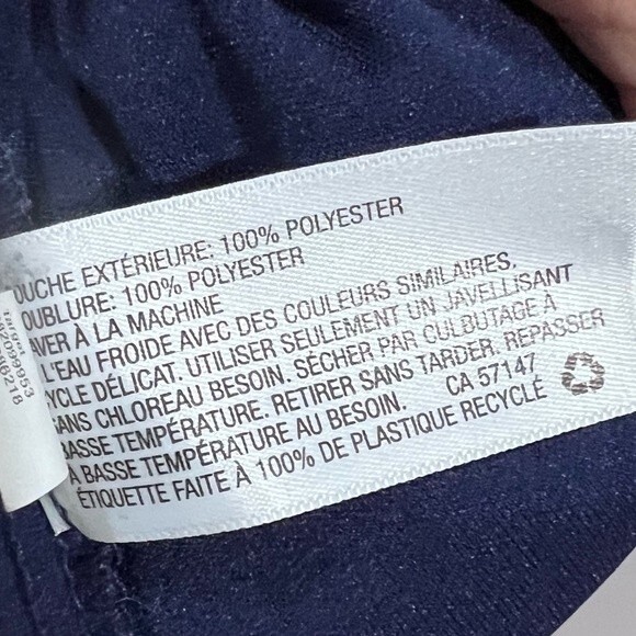 Navy blue ruffle chiffon maxi dress size XS - Picture 6 of 6